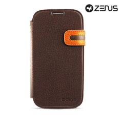 Zenus Masstige Modern Edge Diary Case for Samsung Galaxy S4 - Brown
