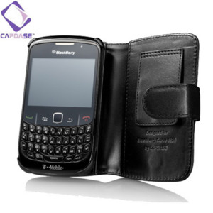 Capdase Classic Leather Book Case for BlackBerry Curve