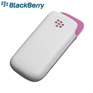 BlackBerry Pearl 3G Pocket - White With Pink Pull Tab - HDW-29560-002