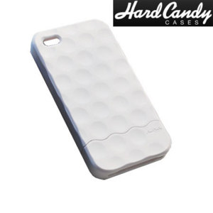 Hard Candy Bubble Slider For iPhone 4 - White