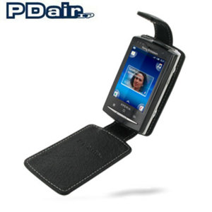 PDair Leather Flip Case - Sony Ericsson Xperia X10 Mini Pro