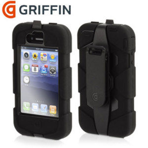 Funda Supervivencia Griffin para el iPhone 4S/ 4 - Negra