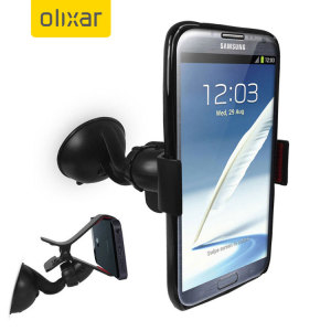 Hold even large mobile devices safely and comfortably in your vehicle with this universal car holder by Olixar.
