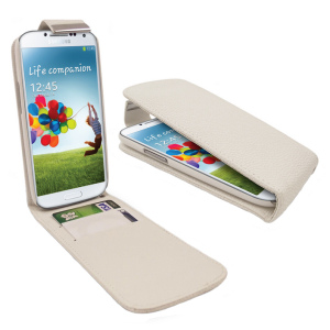 Excellent in style & function, this white, premium case is crafted from high-grade, ultra-soft material that's exquisite to touch, for the Samsung Galaxy S4.