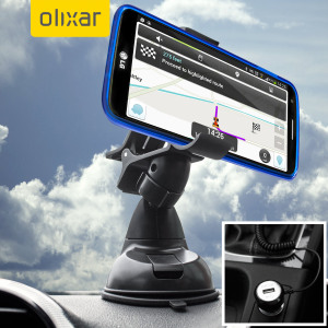 Hold your phone safely in your car with this fully adjustable DriveTime car holder. Includes a car charger for your LG G2.