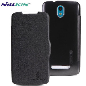 This HTC Desire 500 flip case in black from Nillkin is an ultra thin flip case that combines beauty with practicality.