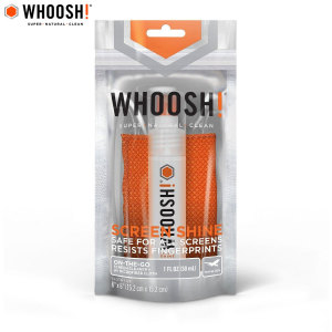 WHOOSH! Screen Shine is a superior, powerful, non-toxic cleaner specifically designed to clean ALL screens including smartphones, tablets, computers, laptops and more. The 30ml capacity is very much travel friendly.