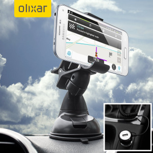Essential items you need for your smartphone during a car journey all within the Olixar DriveTime In-Car Pack. Featuring a robust one-handed phone car mount and car charger with additional USB port for your Samsung Galaxy S5.