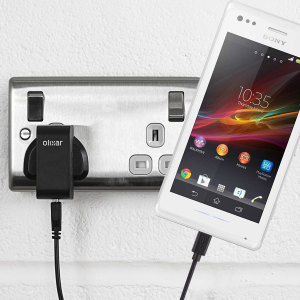Charge your Sony Xperia M quickly and conveniently with this 2.1A high power charging kit. Featuring mains adapter and USB cable.