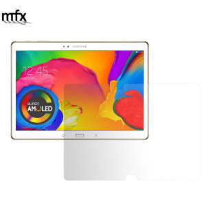 Keep your Galaxy Tab S 10.5's screen in pristine condition with an MFX scratch-resistant screen protector.