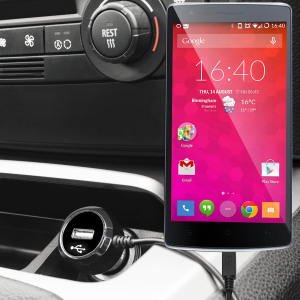 Keep your OnePlus One fully charged on the road with this high power 2.4A Car Charger, featuring extendable spiral cord design. As an added bonus, you can charge an additional USB device from the built-in USB port!