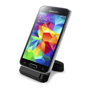 Synchronise and charge your Samsung Galaxy S5 with this stylish, case compatible desktop dock. The Cover-Mate Desktop Charging Dock also acts as a multimedia stand, positioning your Galaxy S5 at the perfect angle for viewing pictures and videos.