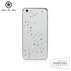 Dress up your iPhone 6S Plus / 6 Plus, making it sparkle and shine with this cotton candy case from the Bling My Thing Milky Way Collection, featuring real Swarovski elements.
