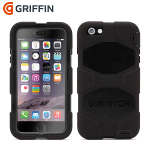 Built to UK and US military specifications and independently tested in extreme conditions, the black Griffin Survivor tough case for the Apple iPhone 6S Plus / 6 Plus provides peerless protection.