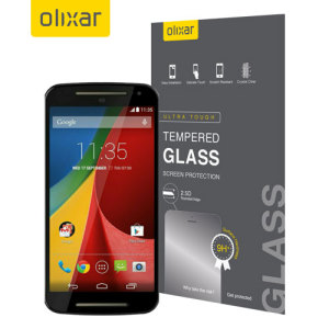 This ultra-thin tempered glass screen protector for the Moto G 2nd Gen by Olixar offers toughness, high visibility and sensitivity all in one package.