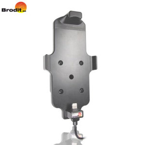 Charge and use your iPhone 7 Plus / 6S Plus / 6 Plus in your vehicle with this slim case compatible Brodit active holder with tilt swivel.
