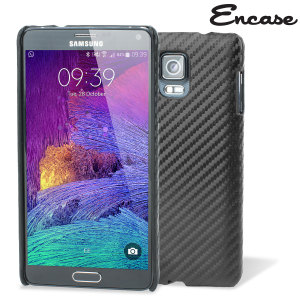 Protect your Samsung Galaxy Note 4 with this stylish black carbon fibre-style back case. High performance looks meet high performance protection.