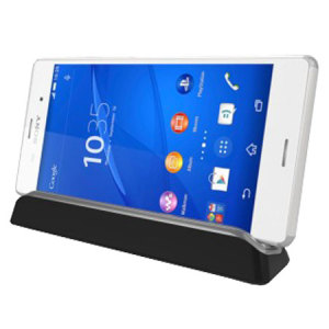 Charge your Xperia Z3 with this stylish desktop cradle which also acts as a multimedia viewing stand.