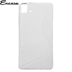 Crystal case-like protection with the durability of a silicone case for the BQ Aquaris E5 4G in white.