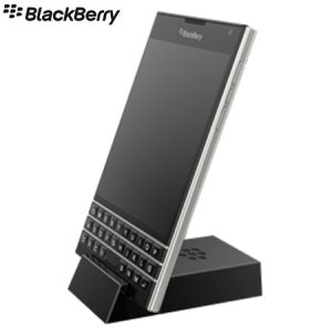 This official Blackberry pod is an attractive charge and sync dock ensuring your BlackBerry Passport is always at hand, viewing notifications at a glance and keeps your phone fully charged while allowing you to transfer data between your phone and a compu