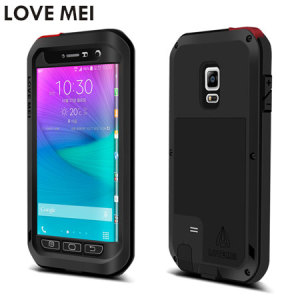 Protect your Galaxy Note Edge with one of the toughest and most protective cases on the market, ideal for helping to prevent possible damage - this is the black Love Mei Powerful Protective Case.