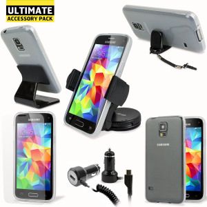The Ultimate Pack for the Samsung Galaxy S5 Mini consists of fantastic must have accessories designed specifically for the Galaxy S5 Mini.