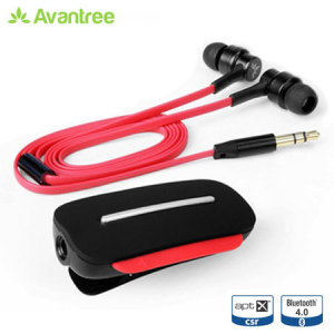 Featuring high fidelity wireless sound for music and calls, the Clipper Stereo Bluetooth Headset by Avantree attaches to clothing via a stylish compact clip, and provides up to 6 hours of battery life.