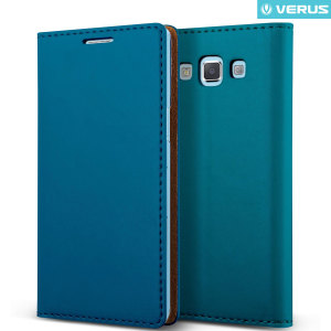 Protect your Samsung Galaxy A7 2015 with this precisely designed flip case in blue from Verus. Made with smooth premium soft PU leather, the Crayon Diary oozes style.