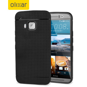 Coque HTC One M9 Olixar FlexiShield Dot - Noire