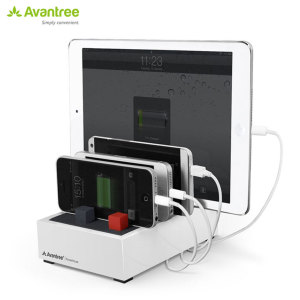 The Avantree PowerHouse Desk USB Charging Station is a perfect solution for charging multiple devices at home or at the office. It can fast charge 4 devices simultaneously and will keep your desk or table top tidy. Includes EU AC cable.