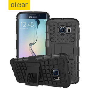 ArmourDillo Samsung Galaxy S6 Edge Protective Case - Black