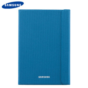 Keep your Samsung Galaxy Tab A 9.7 protected from damage with this official blue Samsung book cover with integrated multi-level stand.