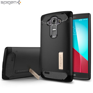 Spigen Rugged Armor LG G4 Tough Case - Black