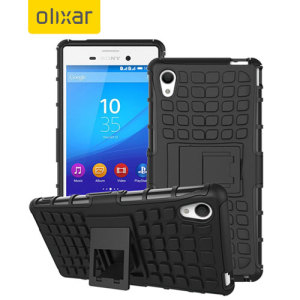 Funda Sony Xperia M4 Aqua Olixar ArmourDillo Protective - Negra