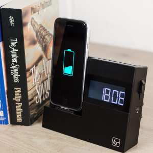 The X-Dock 3 is made specifically for devices with a Lightning connection including the iPhone 7 / 7 Plus / 6S / 6S Plus and other recent iPhones, this docking station and clock will wake you up with great sound.