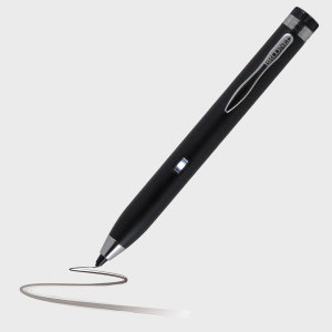 The Broonel Silver Pro Works Active Stylus Pen in black delivers an experience so close to writing with an actual pen that you'll actually forget you're using a stylus. It's compatible with all iOS, Android and Windows devices that have touchscreens.