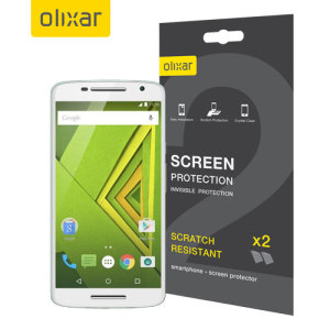 Olixar Motorola Moto X Play Screen Protector 2-in-1 Pack