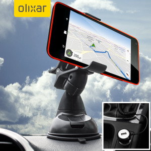 Essential items you need for your smartphone during a car journey all within the Olixar DriveTime In-Car Pack. Featuring a robust one-handed phone car mount and car charger with additional USB port for your Microsoft Lumia 640.