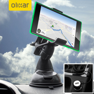 Essential items you need for your smartphone during a car journey all within the Olixar DriveTime In-Car Pack. Featuring a robust one-handed phone car mount and car charger with additional USB port for your Microsoft Lumia 735.