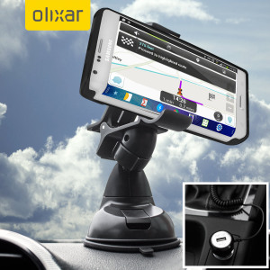 Essential items you need for your smartphone during a car journey all within the Olixar DriveTime In-Car Pack. Featuring a robust one-handed phone car mount and car charger with additional USB port for your Samsung Galaxy Note Edge.