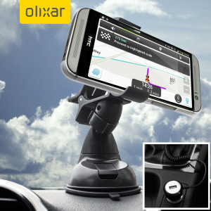 Essential items you need for your smartphone during a car journey all within the Olixar DriveTime In-Car Pack. Featuring a robust one-handed phone car mount and car charger with additional USB port for your HTC One M8.