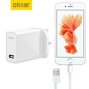 Charge your Apple iPhone 6S quickly and conveniently with this compatible 2.4A high power charging kit. Featuring mains adapter with Lightning connection cable. It's also fully compatible with iOS 8 and later, so no annoying warnings.