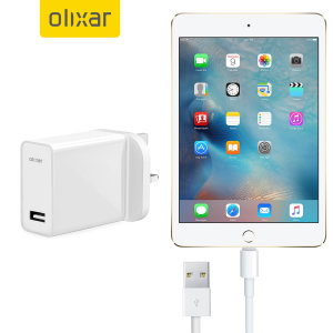 Charge your Apple iPad Mini 4 quickly and conveniently with this compatible 2.4A high power charging kit. Featuring mains adapter with Lightning connection cable. It's also fully compatible with iOS 9 and later, so no annoying warnings.