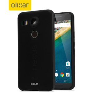 Custom moulded for the Nexus 5X, this solid black FlexiShield gel case from Olixar provides excellent protection against damage as well as a slimline fit for added convenience.