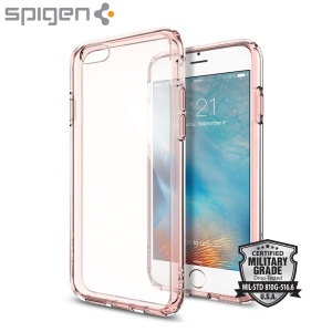 Spigen Ultra Hybrid iPhone 6S / 6 Bumper Case - Rose Crystal