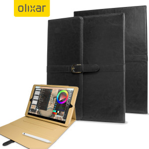 Olixar iPad Pro 12.9 2015 Vintage Stand Smart Case - Black