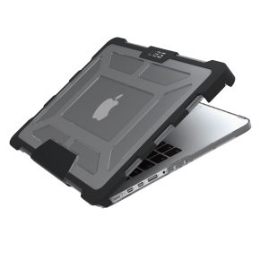 The Urban Armour Gear ash black tough case for the Apple MacBook Pro 13 inch with Retina Display comprises of a protective TPU case with a brushed metal UAG logo insert for an amazing design that compliments your MacBook perfectly.