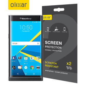 Olixar BlackBerry Priv Screen Protector 2-in-1 Pack