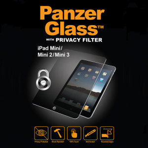 Introducing the PanzerGlass glass screen protector with privacy filter. Designed to be shock resistant and scratch resistant, PanzerGlass offers ultimate protection for your iPad Mini 3/2/1's display.