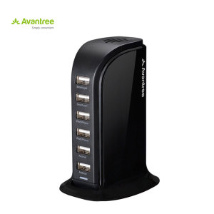 Avantree PowerTower Desktop USB Charger - Black